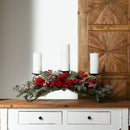 31" Pine and Red Berry Centerpiece
