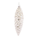 Iced Pine Cone Glass Ornament