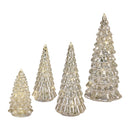 6.5-12" Assorted Warm LED Glass Tree