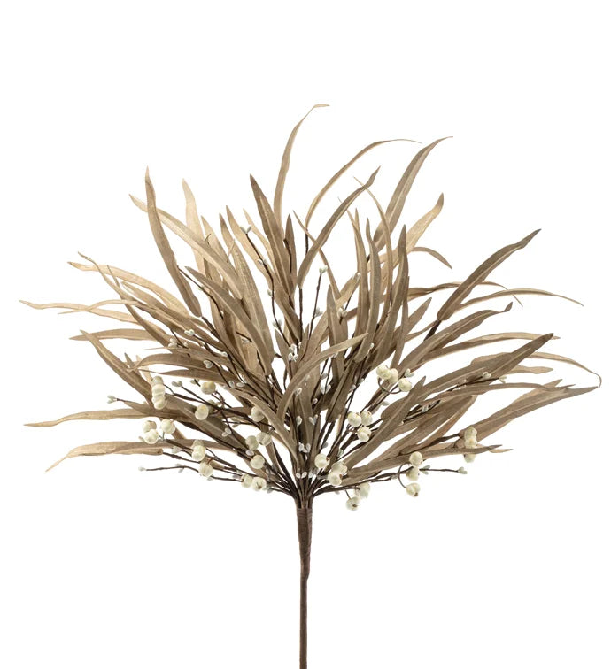 Cream Berry Fall Foliage Spray