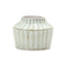 4.25" White Glazed Terra Cotta Vase