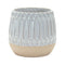 4.25-5" White Glazed Porcelain Vase
