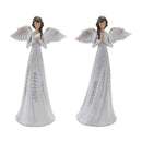 Pearl and Leaf Angel Figurine