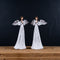 Pearl and Leaf Angel Figurine