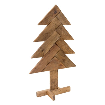 27-39" Wooden Slat Trees