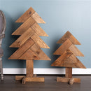 27-39" Wooden Slat Trees