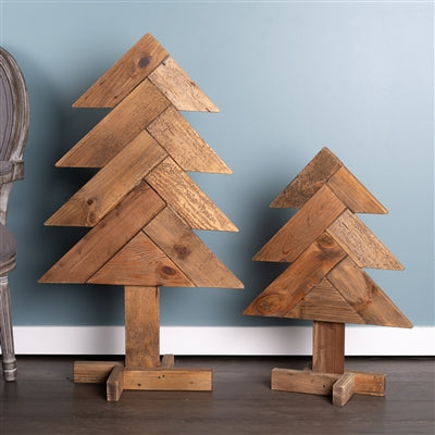 Rustic Slat Wood Trees