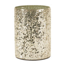6.75" Gold Mosaic Candle Holder