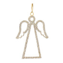 Jewel Rhinestone Angel Ornament