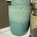Aquamarine Tall Cone Glazed Planter