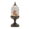 12.5" Santa Pedestal Snow Globe Lantern