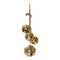16" Gold Sleigh Bell Cluster Ornament