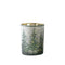 Winter Trees Glass Candle Holders