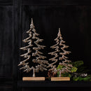 Shiny Metal Cutout Christmas Tree