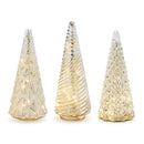 12" Assorted Warm LED Glass Tree