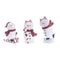 Festive Smiling Snowman Figurine