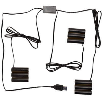 AA Battery Replacement USB Plug for Three Devices