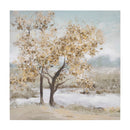 24" Textured Tree Landscape Print