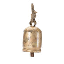 5.5-6.5" Distressed Gold Bell Ornament