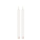 9.5" Fia Wick LED Timer Taper Candle Set of 2