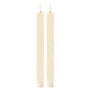 11" Fia Wick LED Timer Taper Candle Set of 2