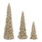5-11" Gold Glitter Holiday Tree Figurines
