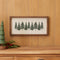 16" Embroidered Framed Trees Wall Art