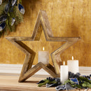 20" Metal Star Candle Holder