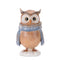 5.75-6.5" Whimsical Bird and Owl Winter Figurine
