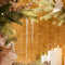 7.75-11.5" Glass Icicle Ornament