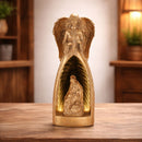 15.5" Angel Infinity w/Holy Family Figurine