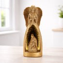 15.5" Angel Infinity w/Holy Family Figurine