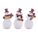 8" Snowman with Instruments Figurines