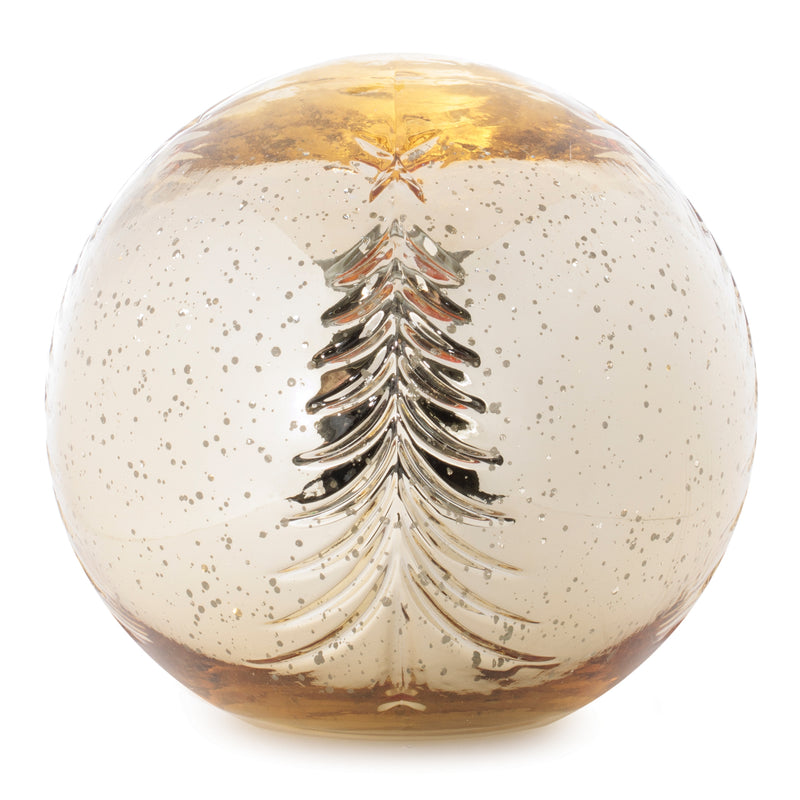 4.5-7.75" Gold Tree LED Globe