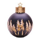 12.75" Navy Blue Tree LED Globe