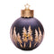 12.75" Navy Blue Tree LED Globe