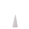 7.75-15.5" Gold Accent White Holiday Tree Figurines