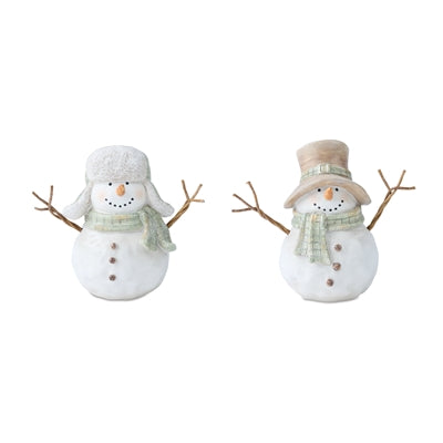5.75" Happy Winter Snowmen Figurines