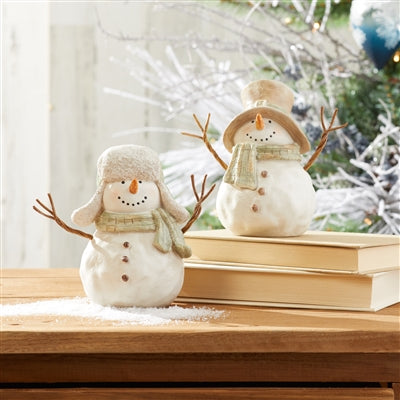5.75" Happy Winter Snowmen Figurines