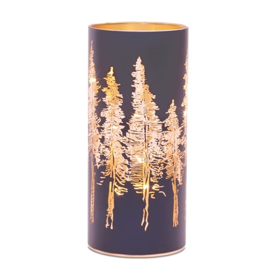 8" Navy Blue Tree LED Luminary