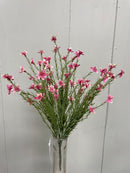 15” Wax Flower Blossom Bush