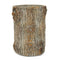 7" Tree Trunk Cement Pot