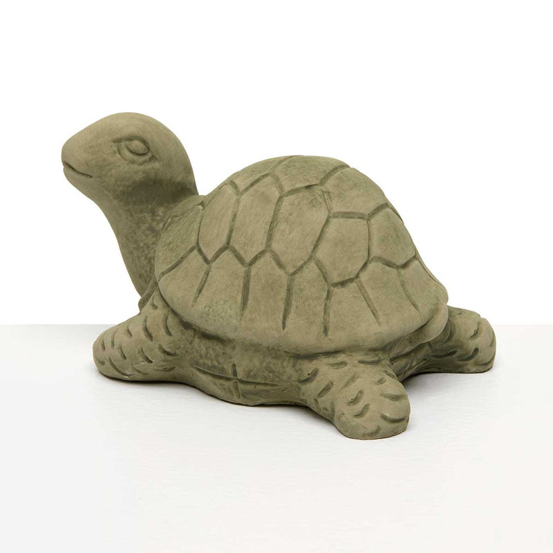 6.5" Verde Concrete Turtle Figurine