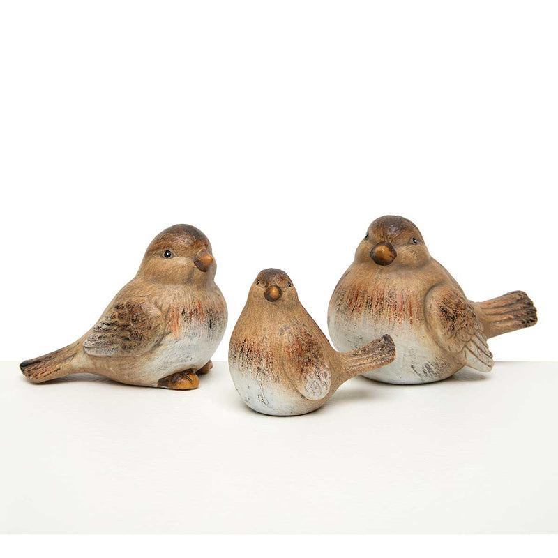 4.5-5" Brown-Tan Bird Terra Cotta Figurine