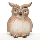 4.5-6" Tan-Cream Owl Terra Cotta Figurine