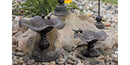 9.25-12" Aged Bronze Metal Bird Bath Pedestal