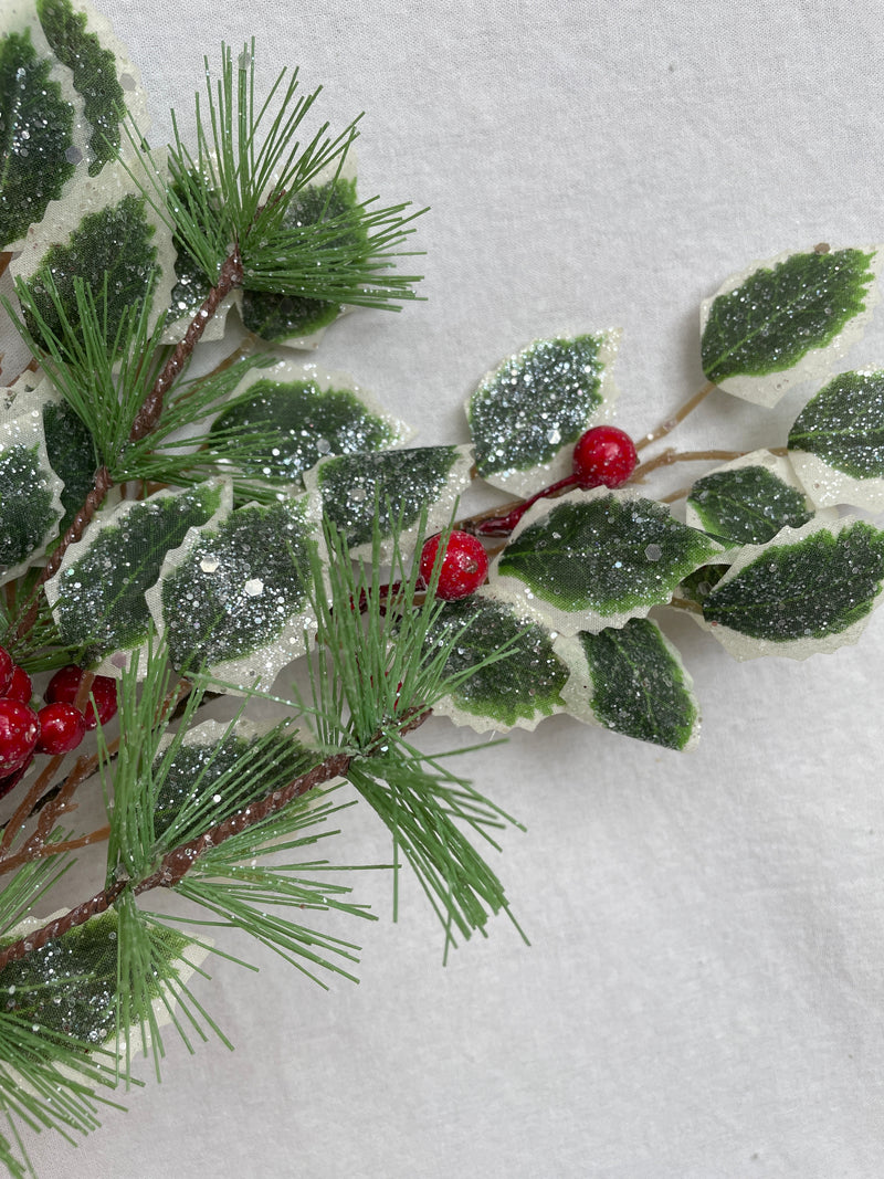 16" Holly Berry Frost Pick