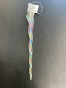 Twist Glass Icicle Ornament