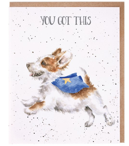 'Super Dog' Terrier Card