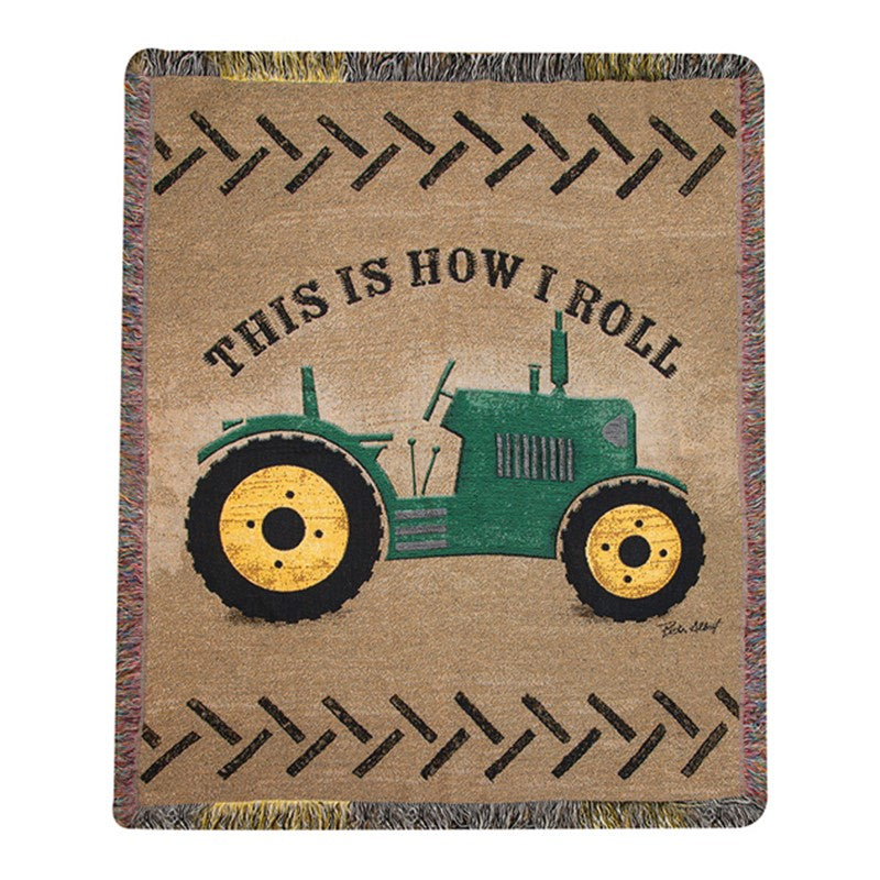 This Is How I Roll Tapestry Throw